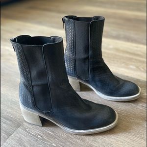 Black Free People Chelsea Booties